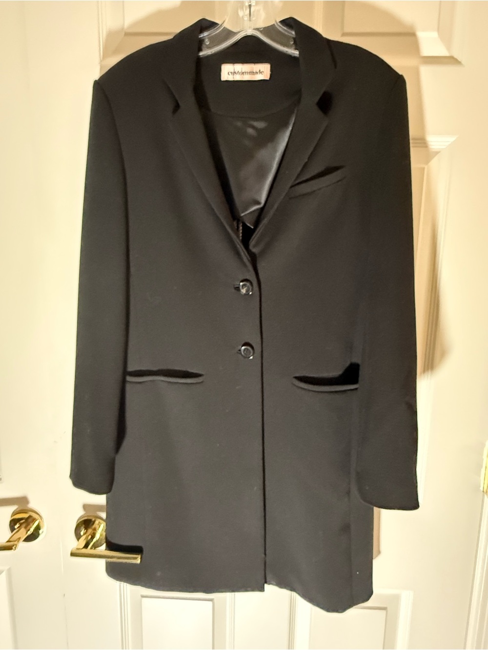 Custommade Black Tailored Women's Blazer Jacket